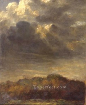  symbolist Oil Painting - Study of Clouds symbolist George Frederic Watts